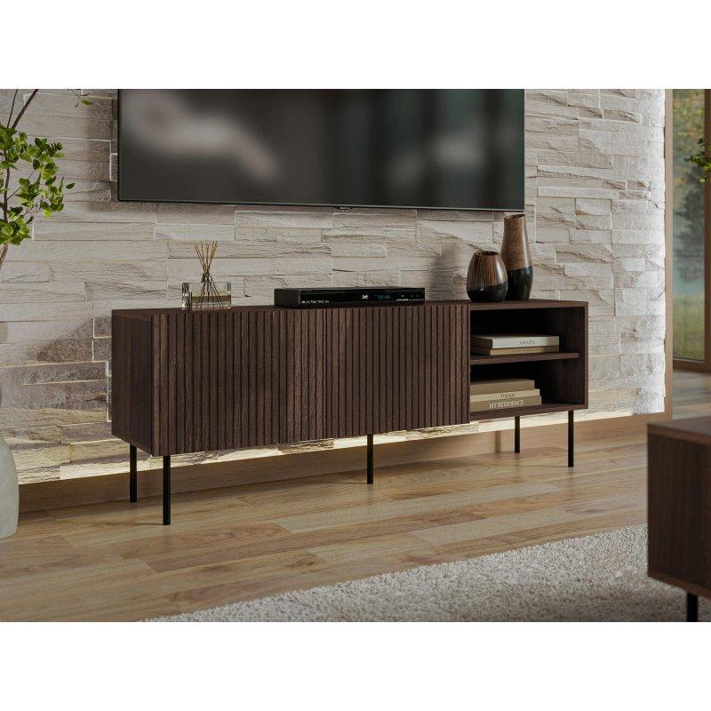 Kahverengi Endüstriyel Ahşap 150 cm TV Ünitesi - 80554