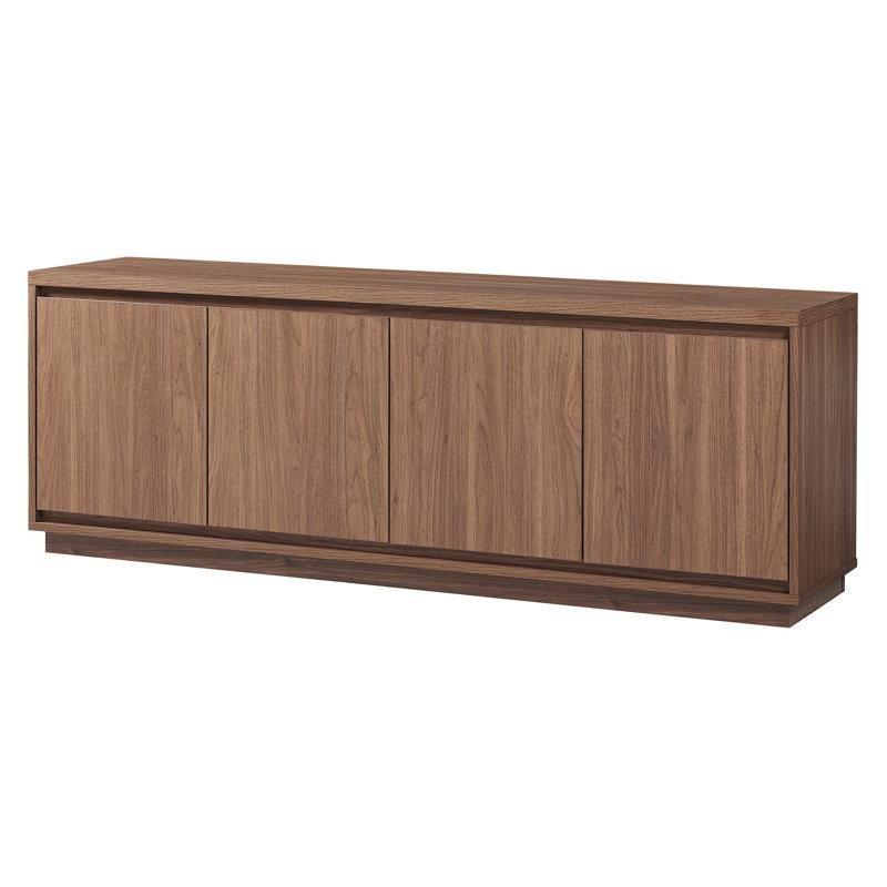 Kahverengi Endüstriyel Ahşap TV Konsolu 173x40x61 cm - 80881