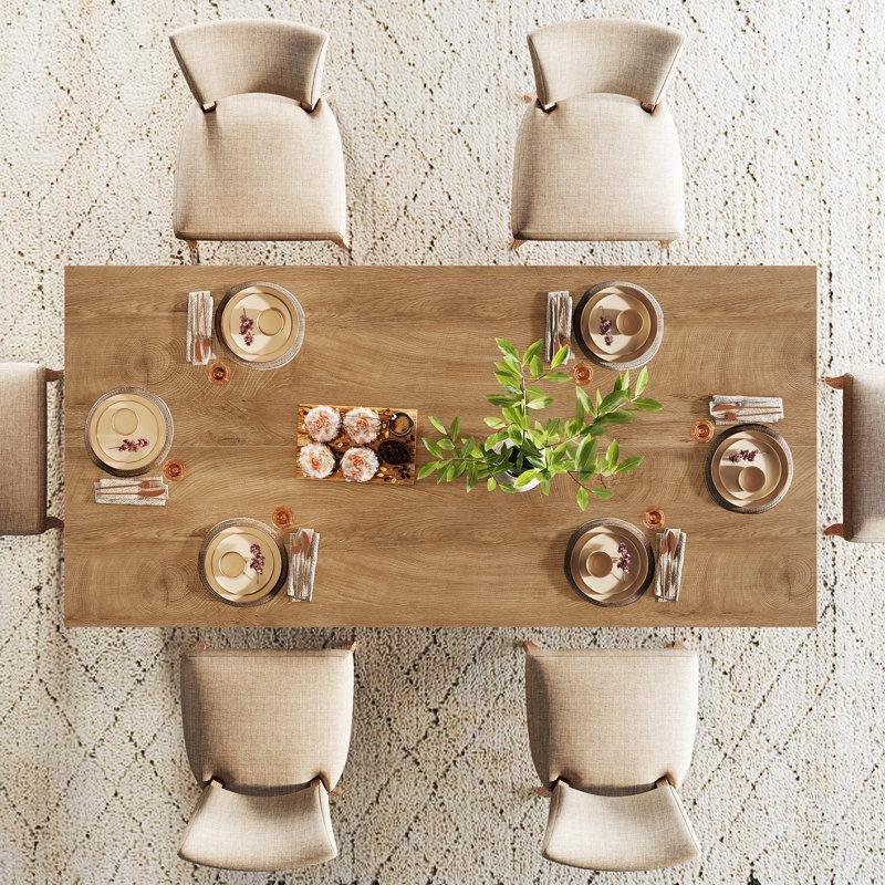 Kahverengi Endüstriyel Ahşap Yemek Masası 160x80 cm - 82525