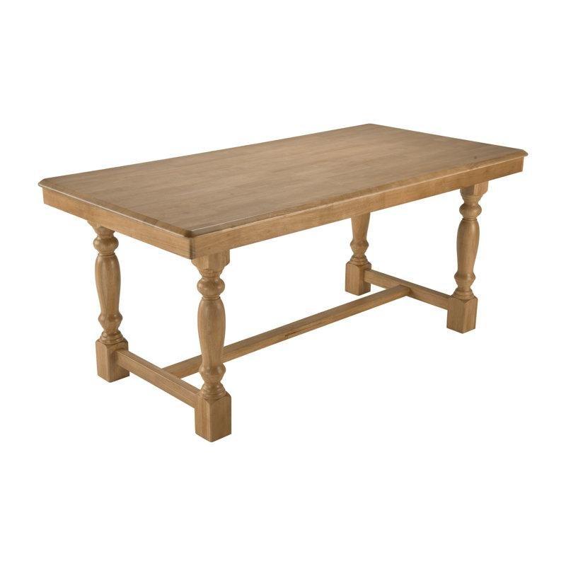 Kahverengi Masif Ahşap Yemek Masası 170x85x76 cm Trestle Tasarım - 82498