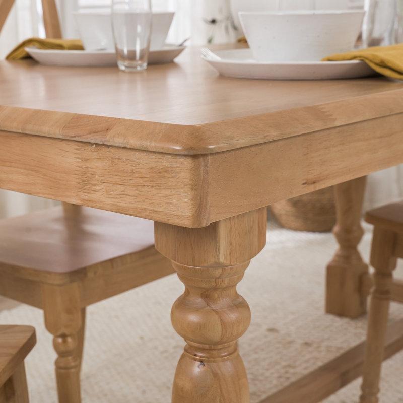 Kahverengi Masif Ahşap Yemek Masası 170x85x76 cm Trestle Tasarım - 82498