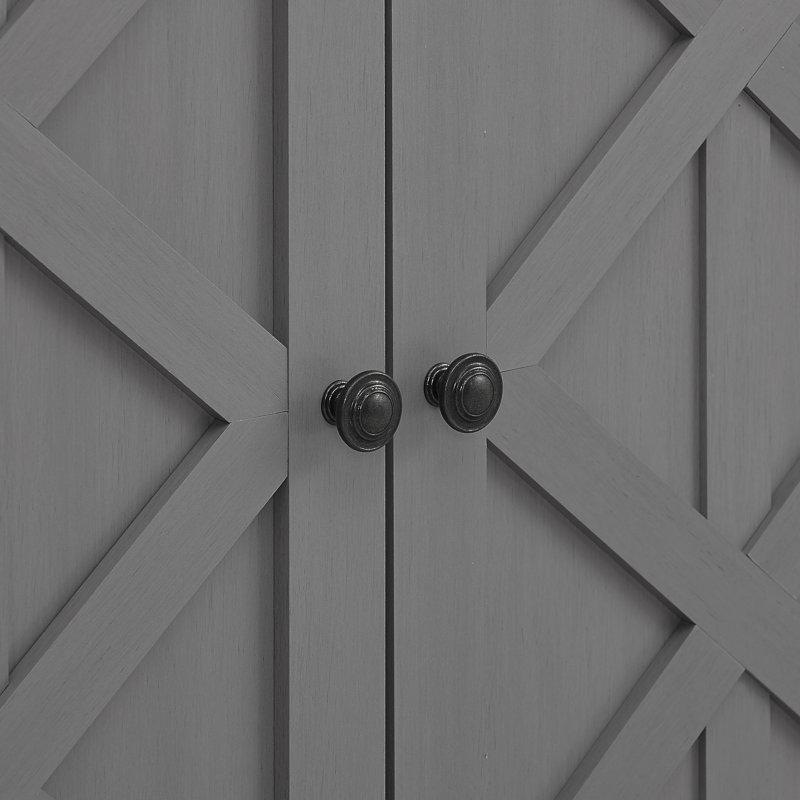 Kırsal Tasarımlı Siyah TV Konsolu 178 cm - 80875