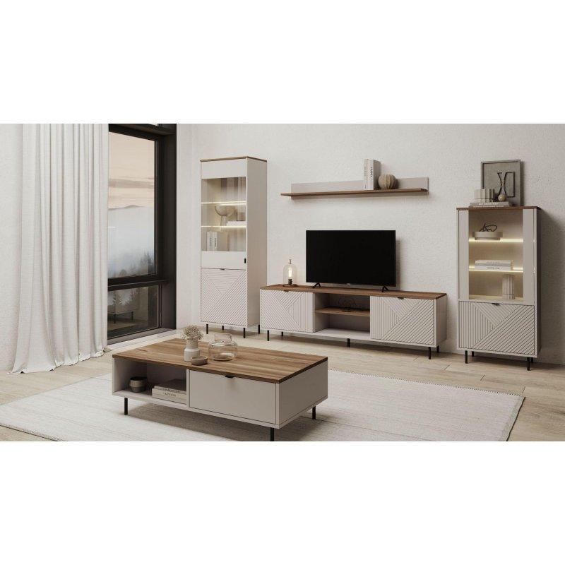 Krem Kaszmir Renkli 180 cm Genişliğinde Modern TV Ünitesi - 82336