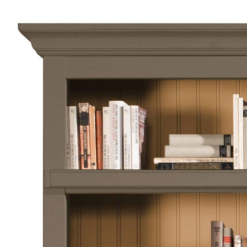 Masif Çam Ahşap Antik Görünümlü Vitrinli TV Ünitesi 312x239x52 cm - 81880