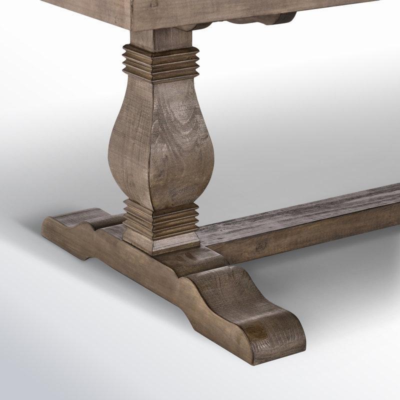 Masif Çam Ahşap Trestle Yemek Masası 198x97x76 cm - 82507