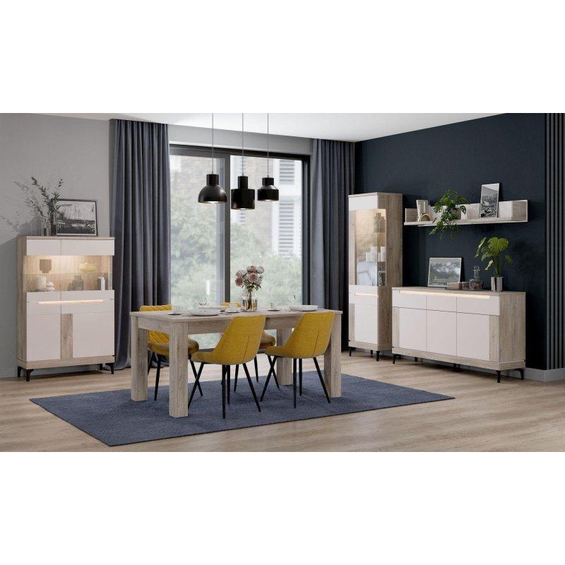 Meşe Cremona ve Kaşmir Renkli Modern TV Ünitesi 157x60 cm - 82096