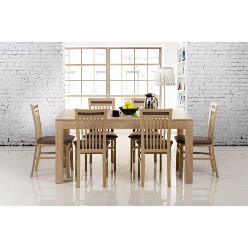 Meşe Sonoma Renkli Açılır Yemek Masası 160x90 cm - 82978
