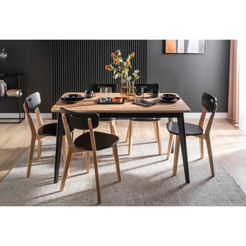 Meşe Zanaatkar Rengi Açılır Yemek Masası 140x80 cm - 82987