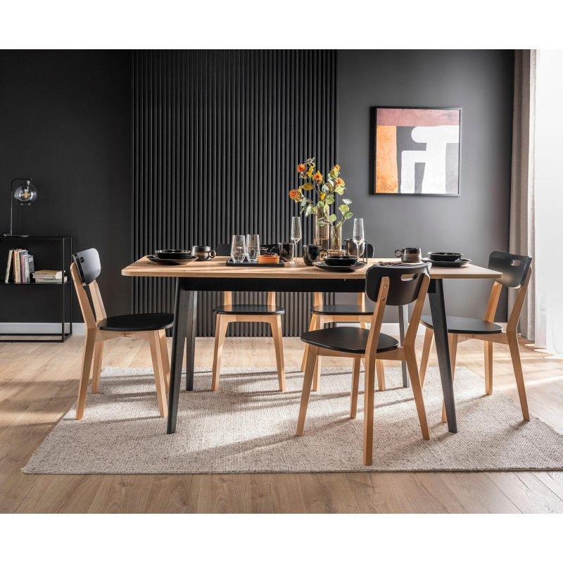 Meşe Zanaatkar Rengi Açılır Yemek Masası 140x80 cm - 82987