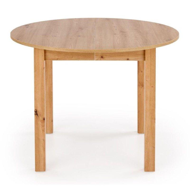 Meşe Zanaatkar Rengi Açılır Yuvarlak Yemek Masası 102x102 cm - 82897
