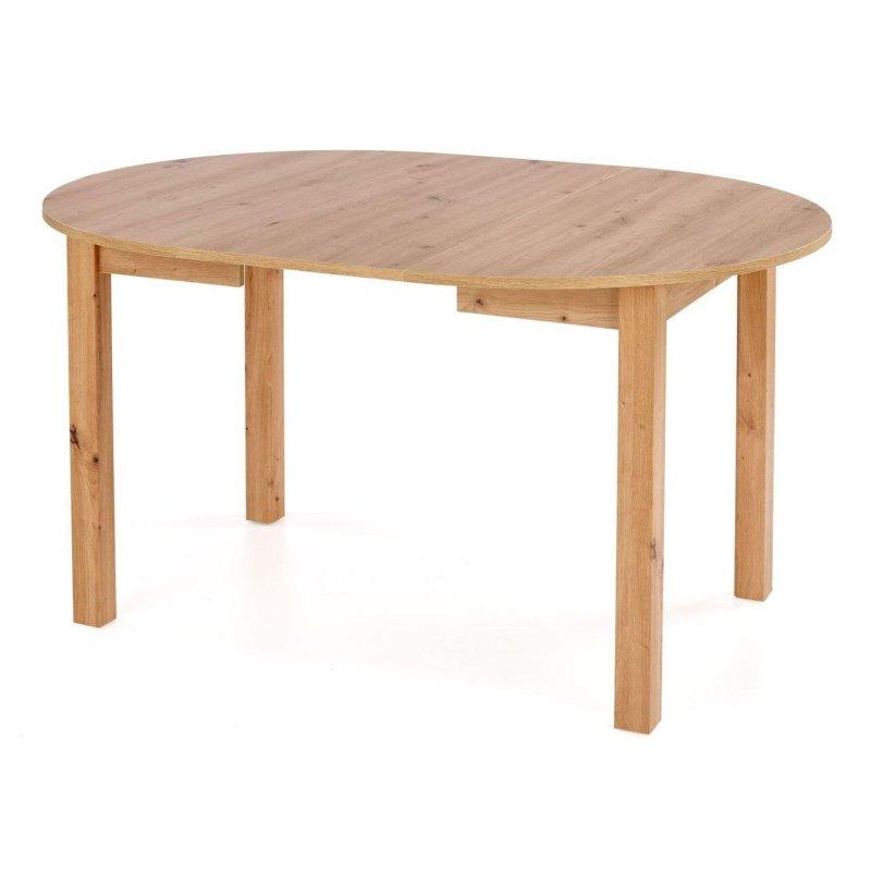 Meşe Zanaatkar Rengi Açılır Yuvarlak Yemek Masası 102x102 cm - 82897