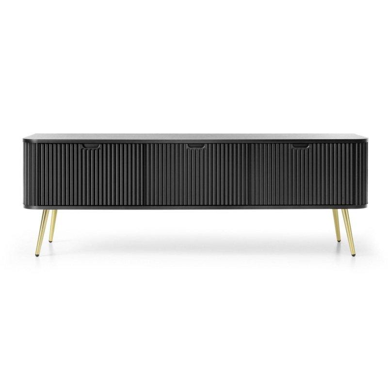 Siyah Gold Ayaklı Modern TV Ünitesi 168x57 cm - 82222