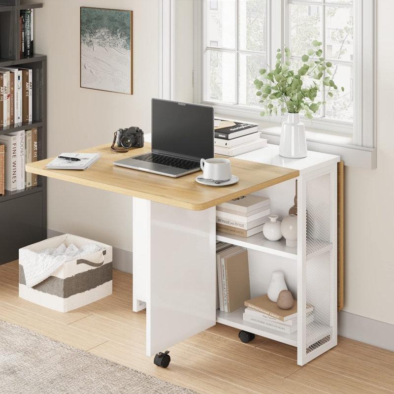 Açılır Kapanır Katlanabilir Dolaplı Yemek Masası 127x80x75 cm - 86155