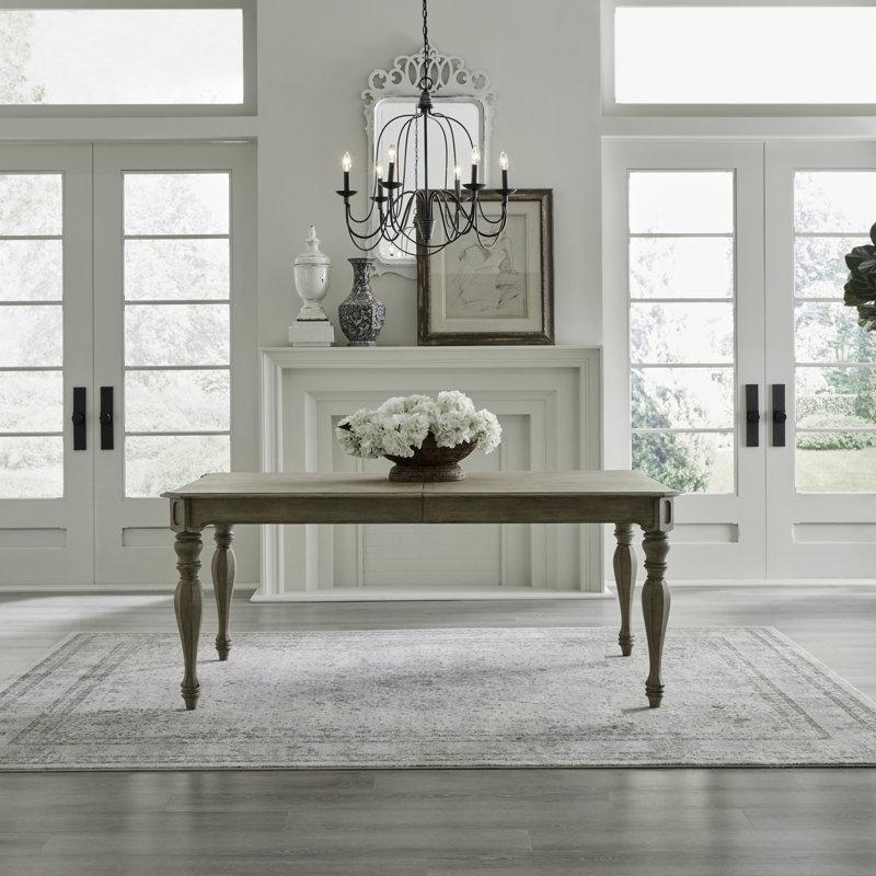 Açılır Mutfak Masası Pine Masif Ahşap Dört Sandalyeli Kahverengi Set - 85093.0
