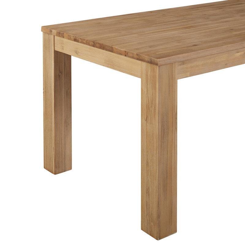 Akasya Masif Ahşap 190 cm Geniş Rustik 8 Kişilik Yemek Masası - 84157