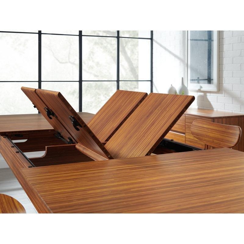 Amber Bambu Katlanır Yemek Masası 91 cm Genişlik - 83452