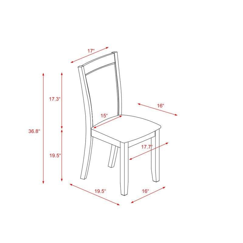 Antik Ceviz Rengi Yuvarlak Katlanır Mutfak Masası ve 4 Kumaş Sandalye Seti - 85426.0