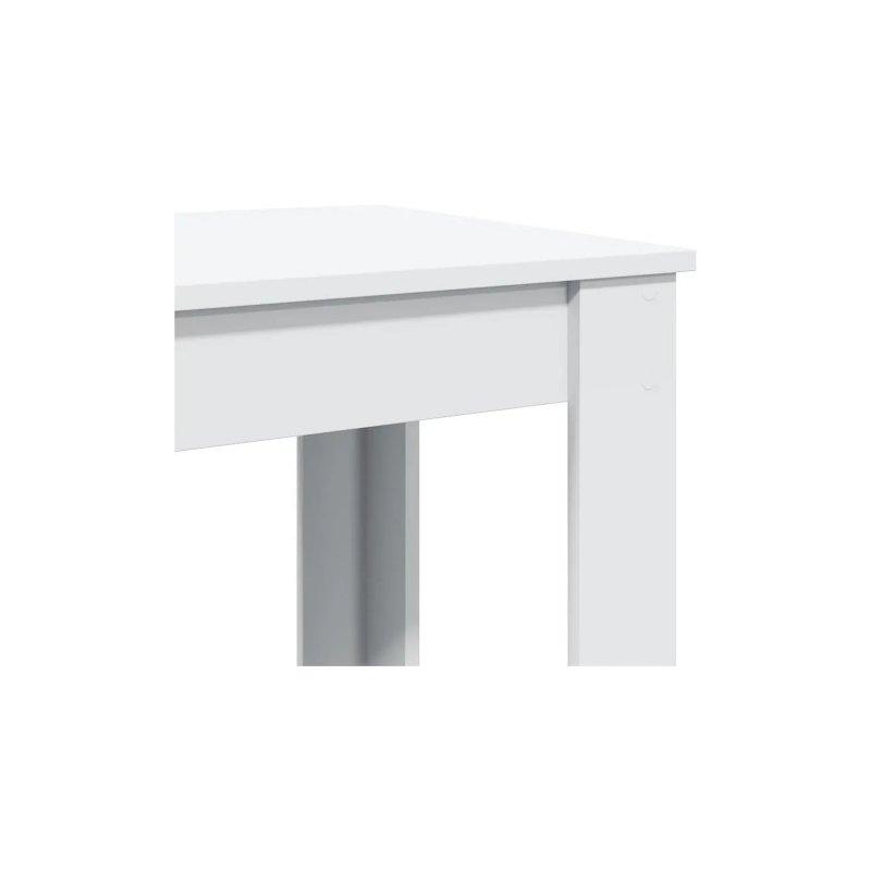 Beyaz Endüstriyel Ahşap Bar Masası 102x50x104 cm - 88666