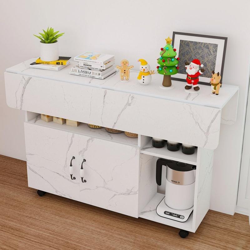 Beyaz Endüstriyel Ahşap Katlanabilir Yemek Masası 120 cm - 86308