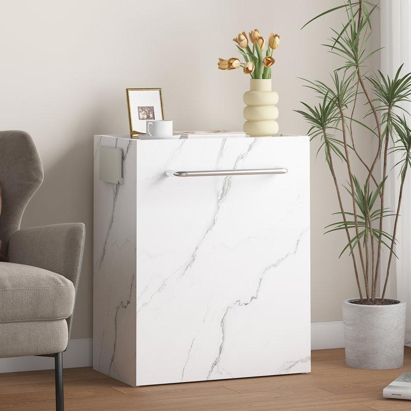 Beyaz Endüstriyel Ahşap Katlanır Genişletilebilir Yemek Masası 121 cm - 86341