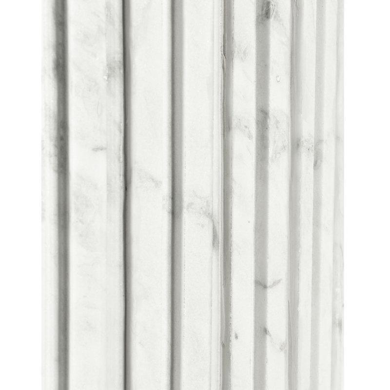Breccia Mermer Yemek Masası 48x48 cm Yuvarlak Pedestal Tabanı - 84862