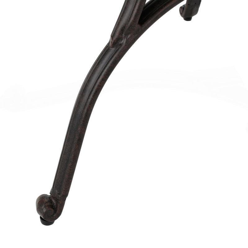 Bronze Döner Alüminyum Yemek Masası 119 cm - 86824