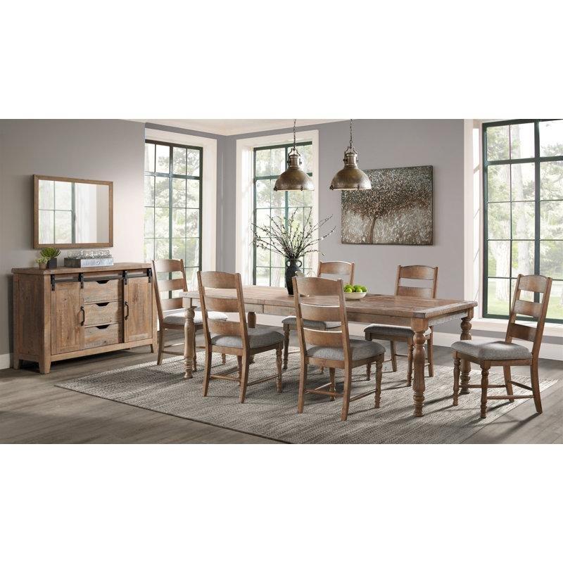 Çam Ağacı Açılır Yemek Masası 107 cm Genişlik Sandwash Natural - 83497
