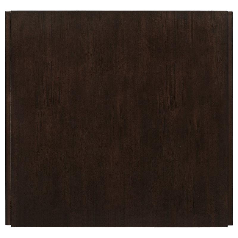 Cappuccino Rengi Endüstriyel Ahşap 132 cm Katlanır Yemek Masası - 87754
