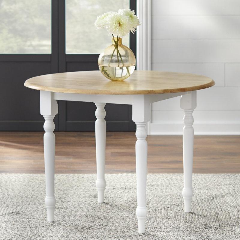 Cecelia Doğal Ahşap Katlanır Yemek Masası 74 cm Yüksekliğinde - 87706