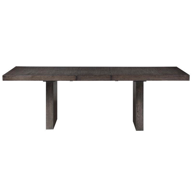 Ceviz Rengi Açılır Yemek Masası 78-96 cm Çift Ayaklı - 83542