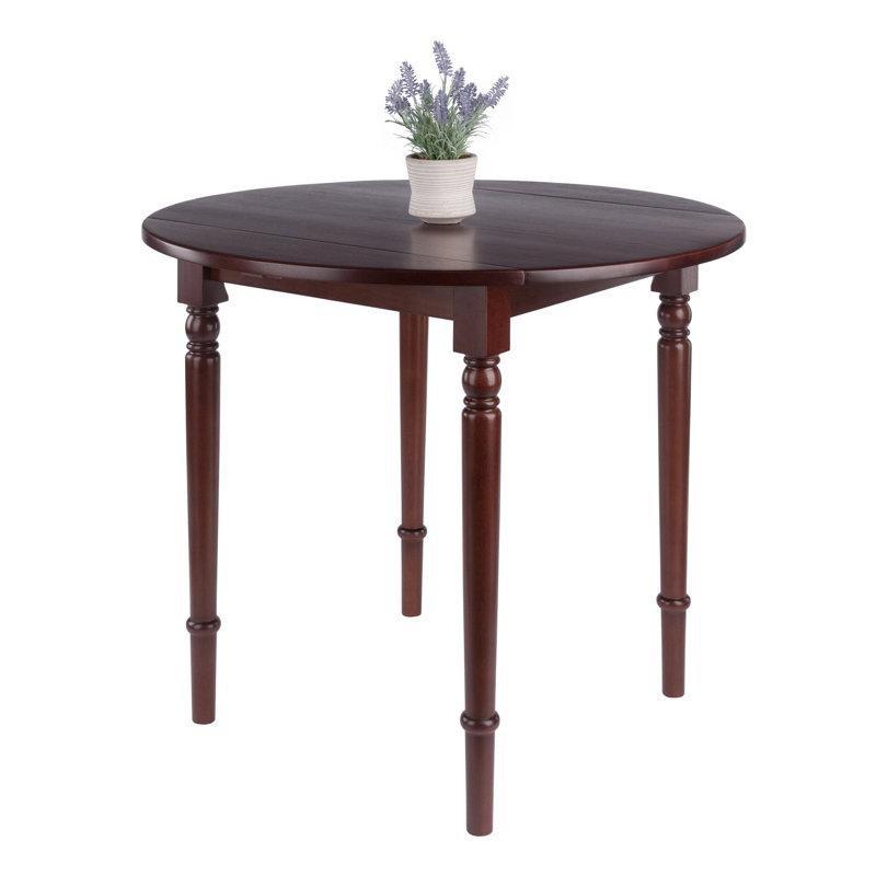 Ceviz Rengi Dönerli Yemek Masası 91 cm Çapında - 87778