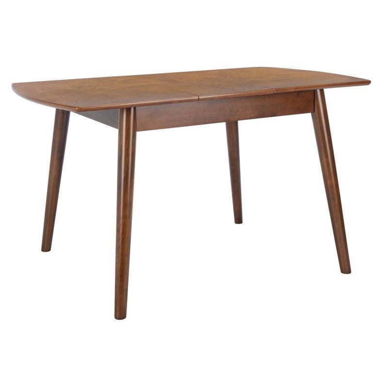 Ceviz Rengi Masif Ahşap Açılır Yemek Masası 130 cm - 83440
