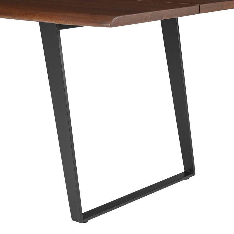Ceviz Renkli Masif Akasya Ağacı Live Edge Kütük Yemek Masası 245 cm - 87943