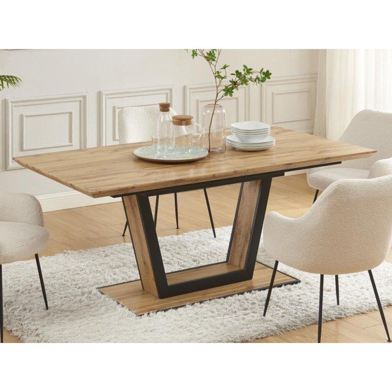 Doğal Ahşap Açılır Yemek Masası 240 cm - 83776