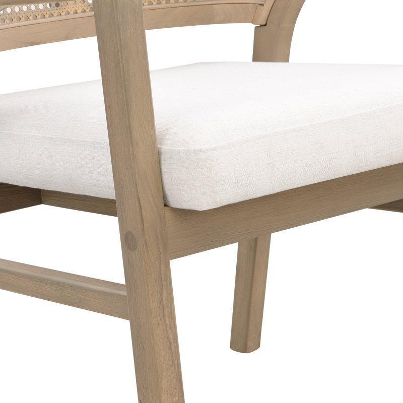 Doğal Ahşap Dikdörtgen Rattan Yemek Masası Takımı 213x101 cm - 88138