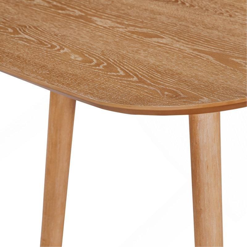 Doğal Ahşap Endüstriyel Kare Yemek Masası 76 cm - 87508