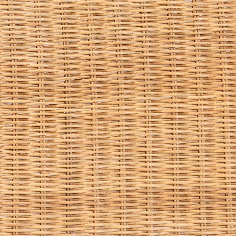 Doğal Bal Rengi Rattan Yemek Masası Takımı 106 cm Yuvarlak Masa ve 2 Köşe Oturma Ünitesi - 88192