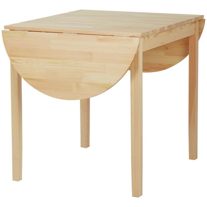 Doğal Çam Ağacı Oval Tasarımlı Katlanır Yemek Masası 140 cm - 87703