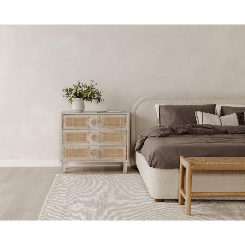 Doğal Elm Ağacı Örme Halat Oturma Yüzeyli Yemek Masası Bench 60x45x46 cm - 88330