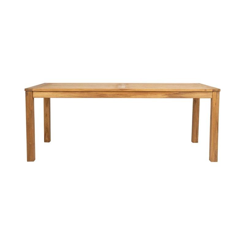 Doğal Teak Ağacı 200 cm Dikdörtgen Yemek Masası - 87166