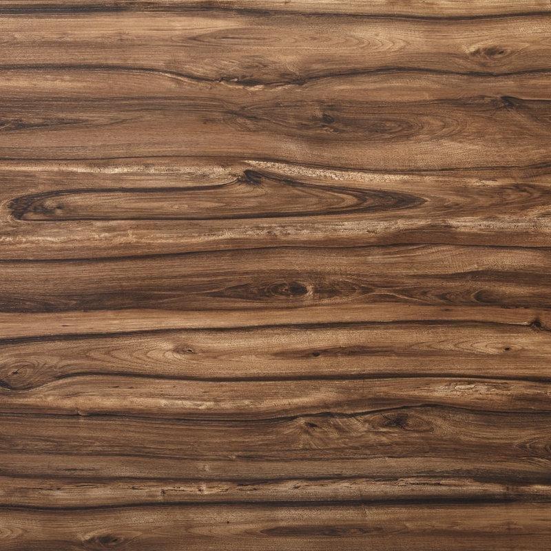 Dört Ayaklı Ceviz Rengi Mutfak Yemek Masası ve Gri Sandalyeli 7 Parça Yemek Seti - 85003