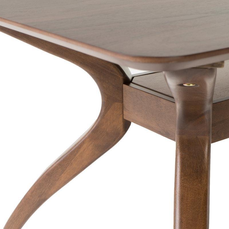 Dört Kişilik Gri Kumaşlı Endüstriyel Ahşap Mutfak Masası Takımı 150x90 cm - 85741.0