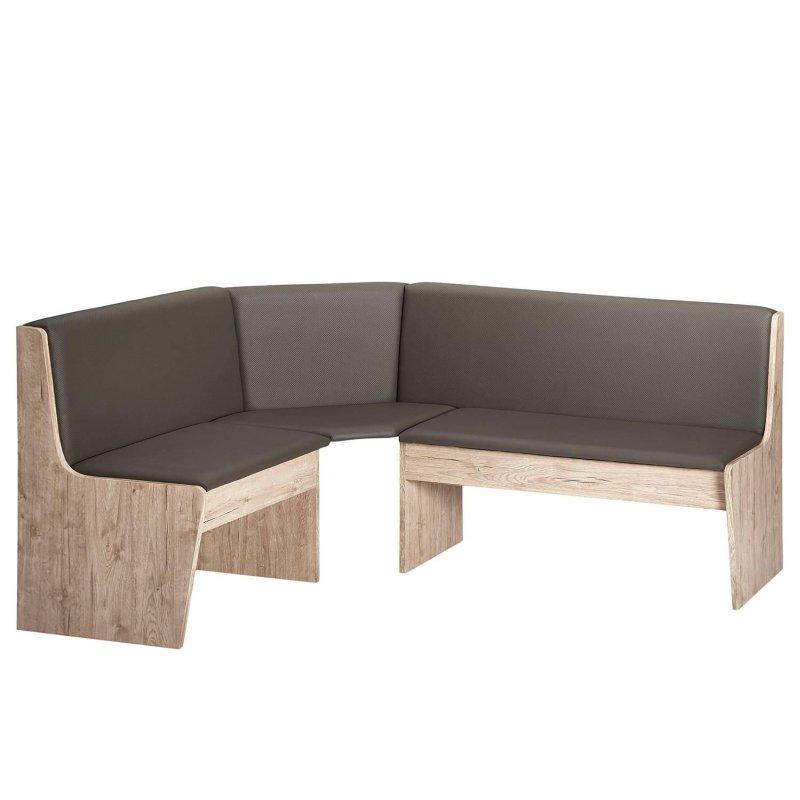 Dört Parçalı Koyu Kahverengi Kunstleder Mutfak Masası Seti 110x75 cm - 88699