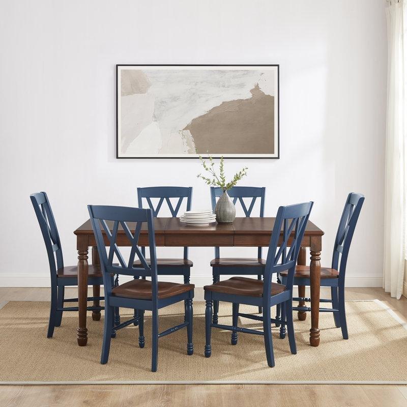 Dunblane Açılır Mutfak Masası ve Sandalye Seti 120-166 cm Koyu Kiraz Rengi - 85084.0