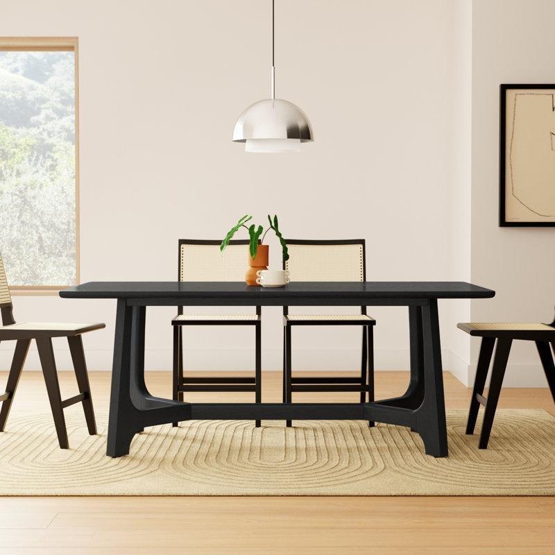 Endüstriyel Ahşap Dikdörtgen Yemek Masası 193 cm - 86797