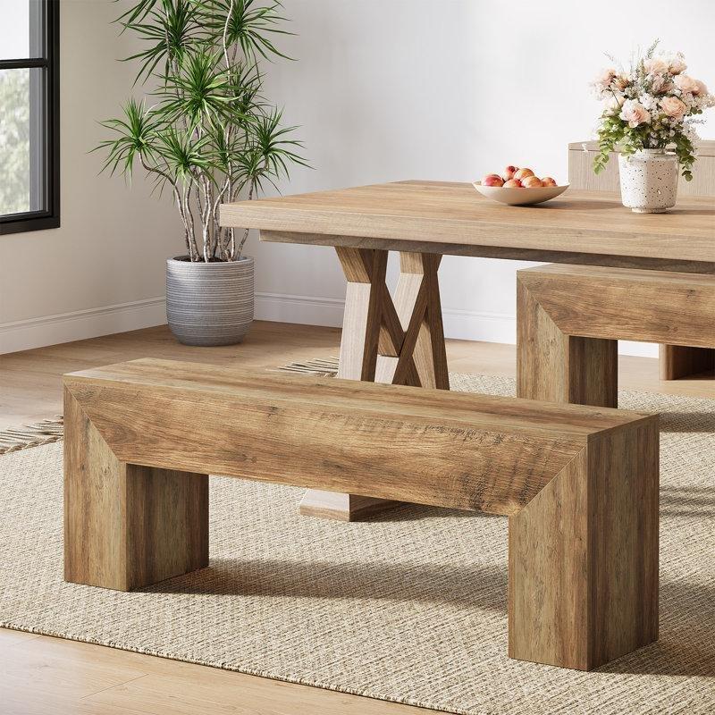 Endüstriyel Ahşap Yemek Masası Bench 120 cm - 88252