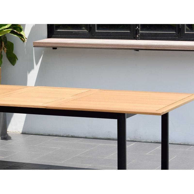 Genişletilebilir Sertifikalı Ahşap Bahçe Yemek Masası 180 cm - 84514
