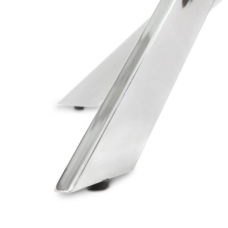 Geometrik Tasarımlı Cam Yemek Masası 76 cm Yükseklik - 84718
