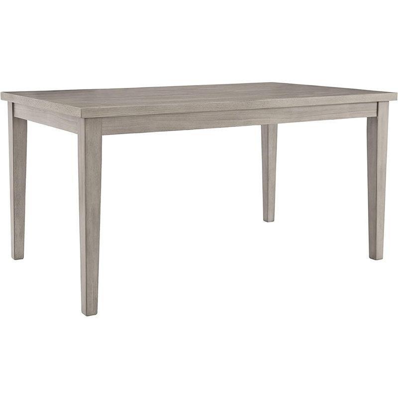 Gri Endüstriyel Ahşap Dikdörtgen Yemek Masası 152x91x76 cm - 87640