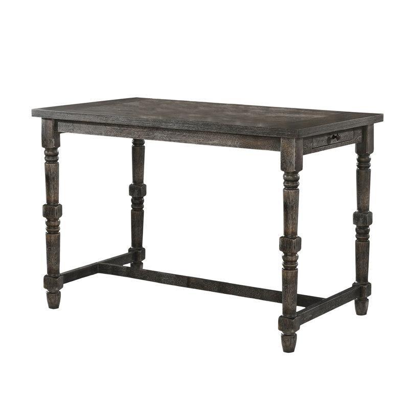 Gri Endüstriyel Ahşap Kütük Yemek Masası 32x55x37 cm - 87919